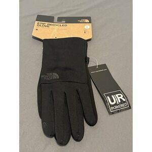 THE NORTH FACE Etip Recycled Gloves, Black, Women's Size Large